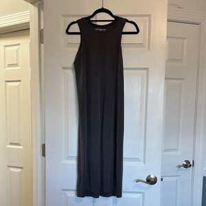 The Southern Shirt Company Dark Gray Maxi Dress